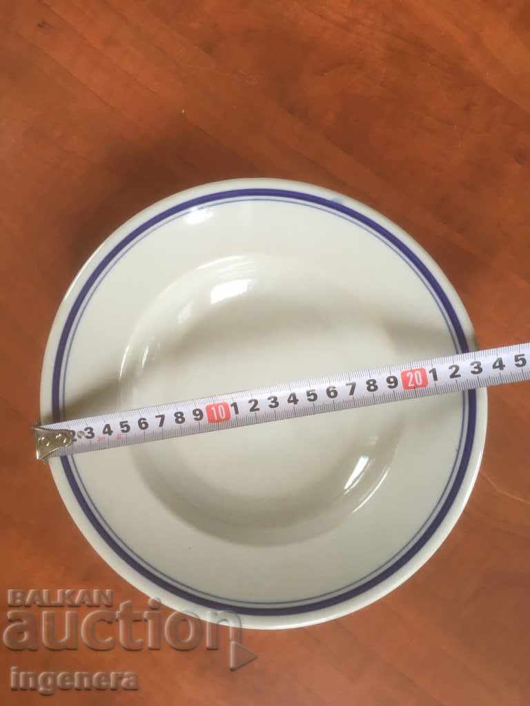 Auction PORCELAIN PLATE BULGARIA FROM THE 60'S-2 PCS Auction PORCELAIN PLATE BULGARIA FROM THE 60'S-2 PCS