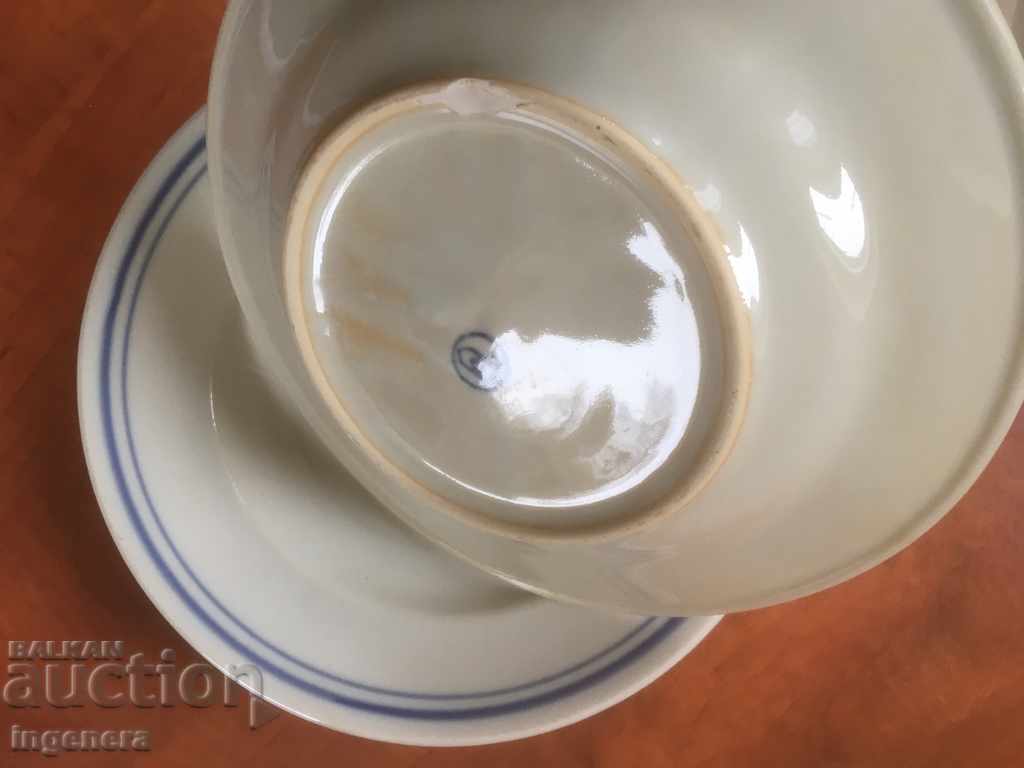 Auction PORCELAIN PLATE BULGARIA FROM THE 60'S Auction PORCELAIN PLATE BULGARIA FROM THE 60'S