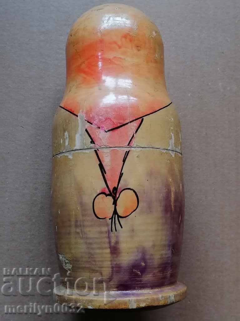 Детска играчка кукла, матрьошка СССР с цена 37.00 лв. | € 18.92 Детска играчка кукла, матрьошка СССР с цена 37.00 лв. | € 18.92