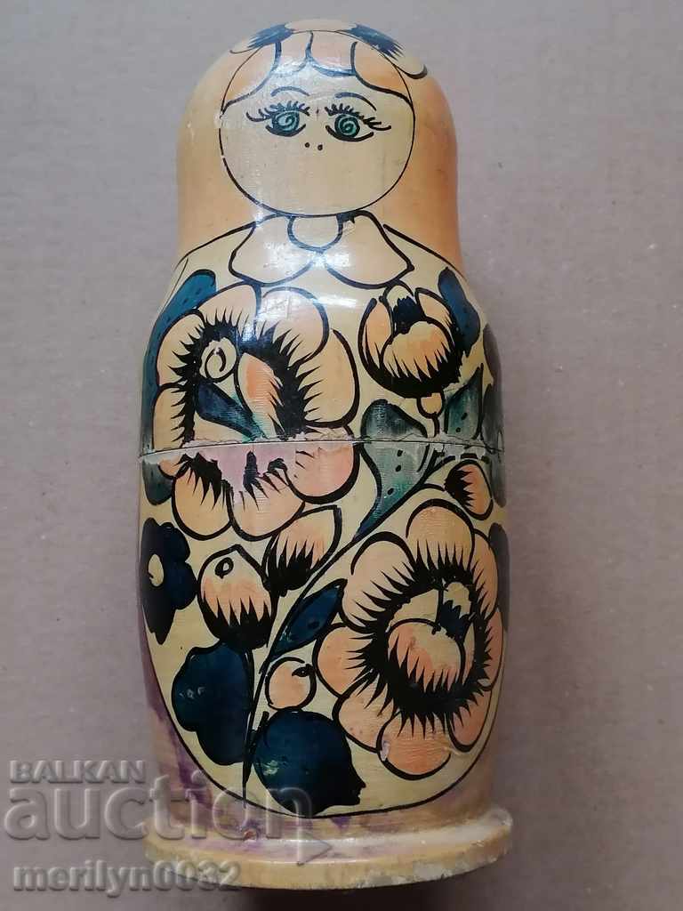 Детска играчка кукла, матрьошка СССР - 7 Детска играчка кукла, матрьошка СССР - 7