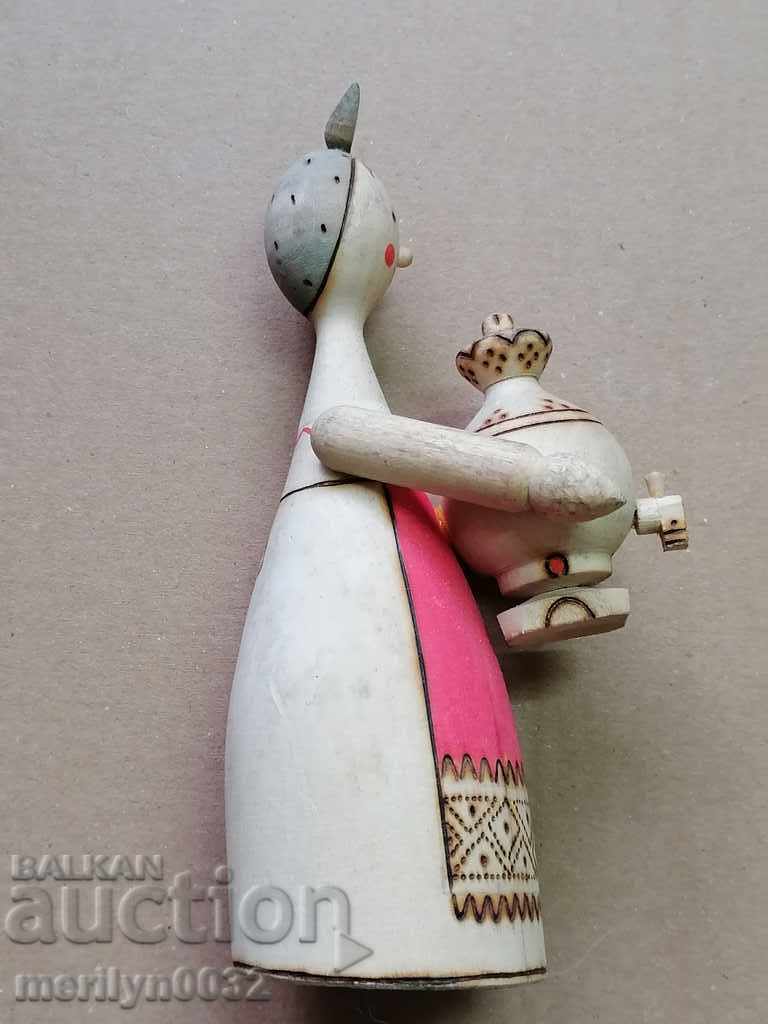 Licitație Păpușă de jucărie pentru copii doamnă matryoshka matrioșca URSS