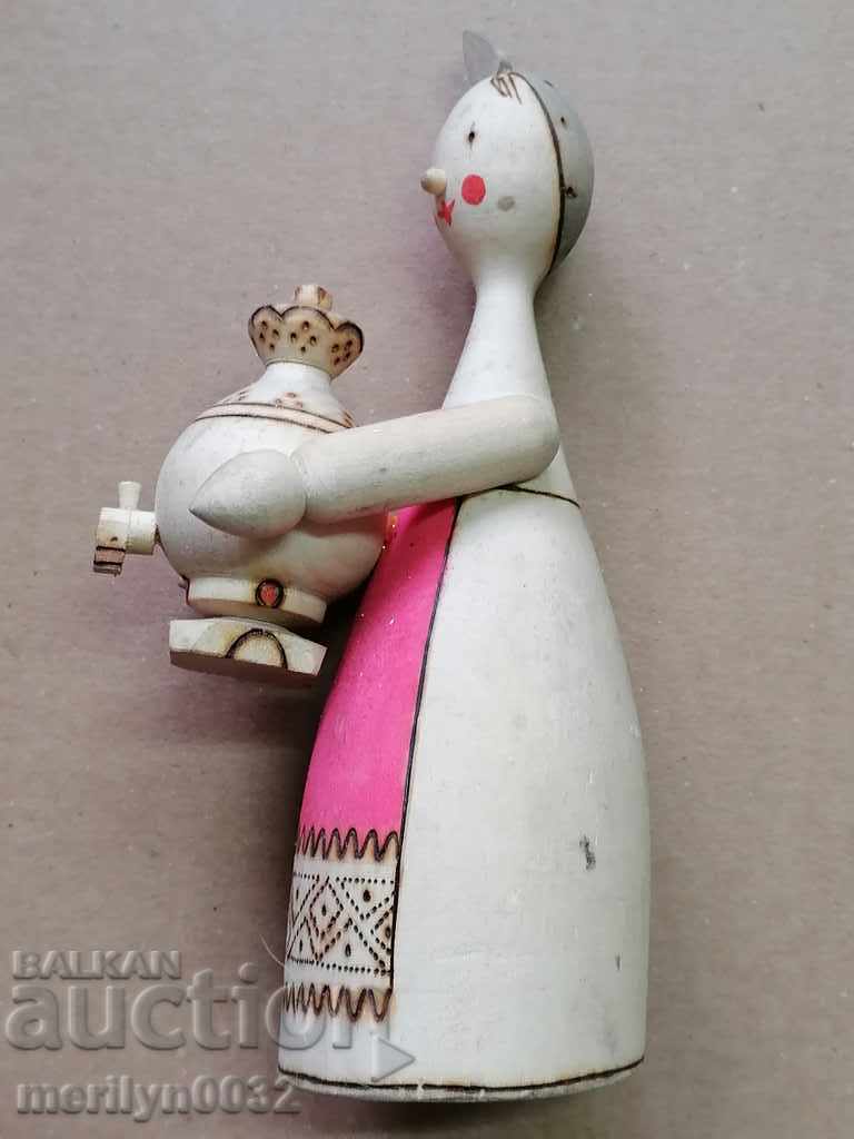 Livrarea Păpușă de jucărie pentru copii doamnă matryoshka matrioșca URSS