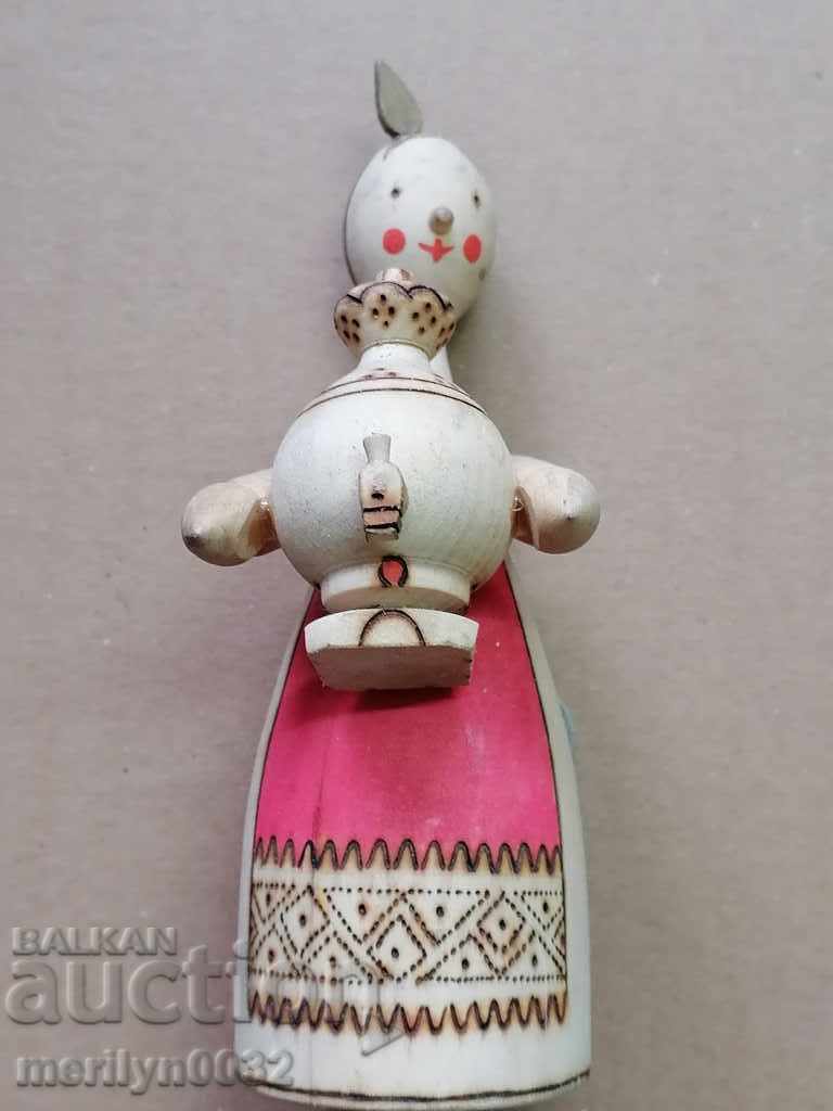 Păpușă de jucărie pentru copii doamnă matryoshka matrioșca URSS - 5