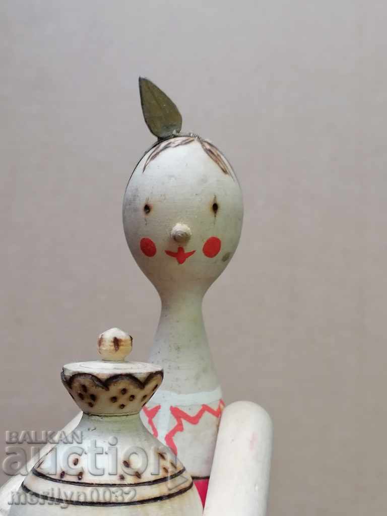 Păpușă de jucărie pentru copii doamnă matryoshka matrioșca URSS - 6