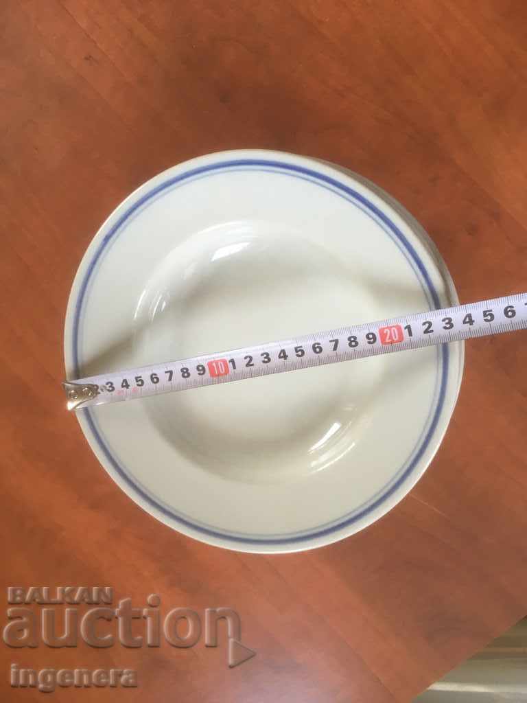 PORCELAIN PLATE SERVICE BULGARIA FROM THE 60-6 PCS with price 20.00 BGN | € 10.23 PORCELAIN PLATE SERVICE BULGARIA FROM THE 60-6 PCS with price 20.00 BGN | € 10.23