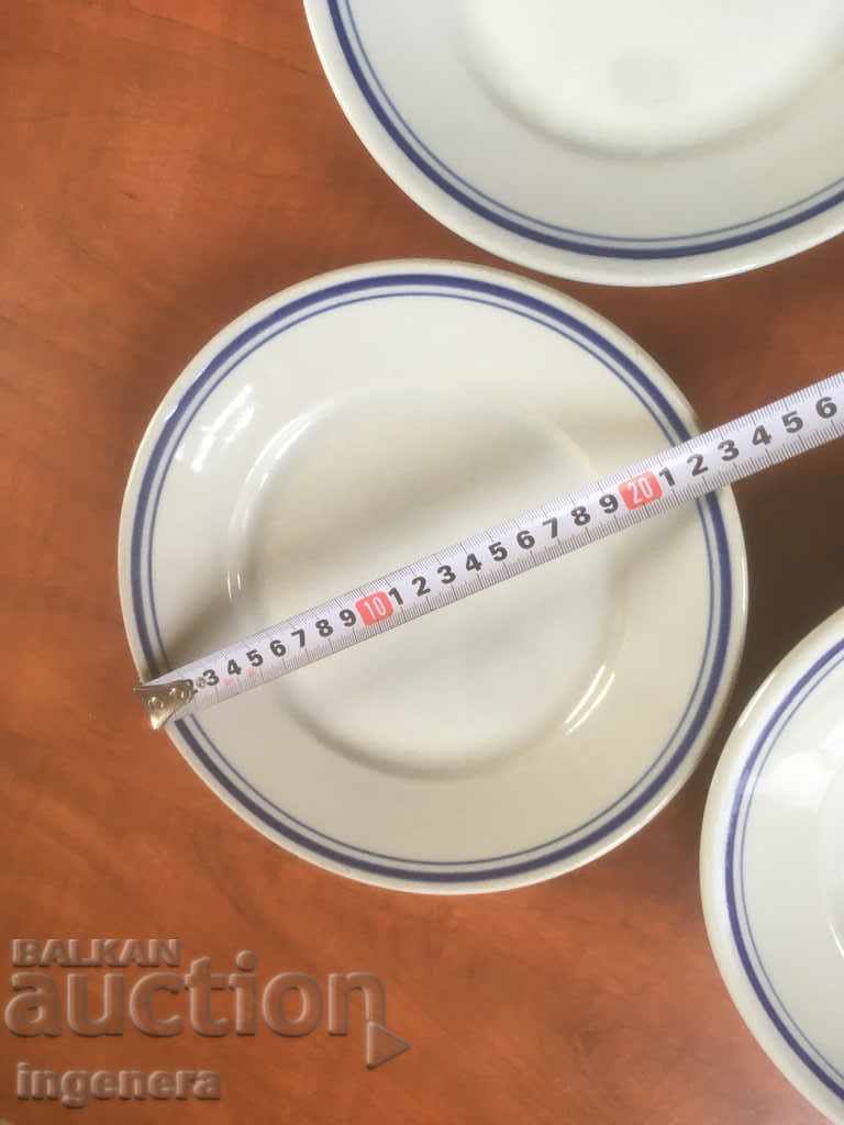 PLĂUTĂ PORCELAN 4 BUC ALTE DECÂT ANII 60 PENTRU COLECTARE - 7