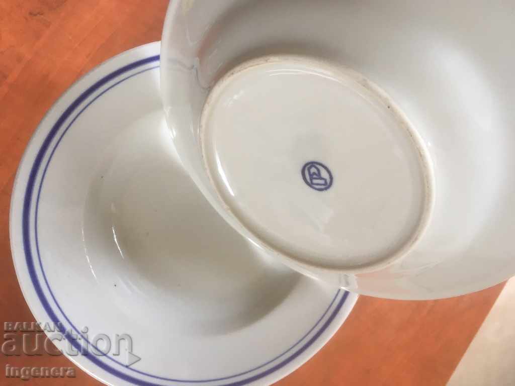 Delivery of PORCELAIN PLATE SERVICE BULGARIA OLD-12 PCS