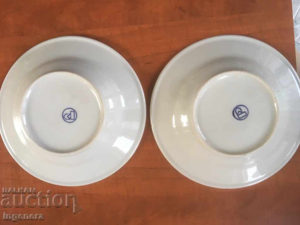 PLACETA PORCELAN BULGARIA DIN CELE 60-2 BUC cu preț 10.00 BGN | € 5.11