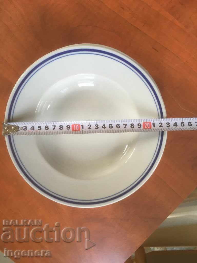 Auction PORCELAIN PLATE BULGARIA FROM THE 60-6 PCS Auction PORCELAIN PLATE BULGARIA FROM THE 60-6 PCS