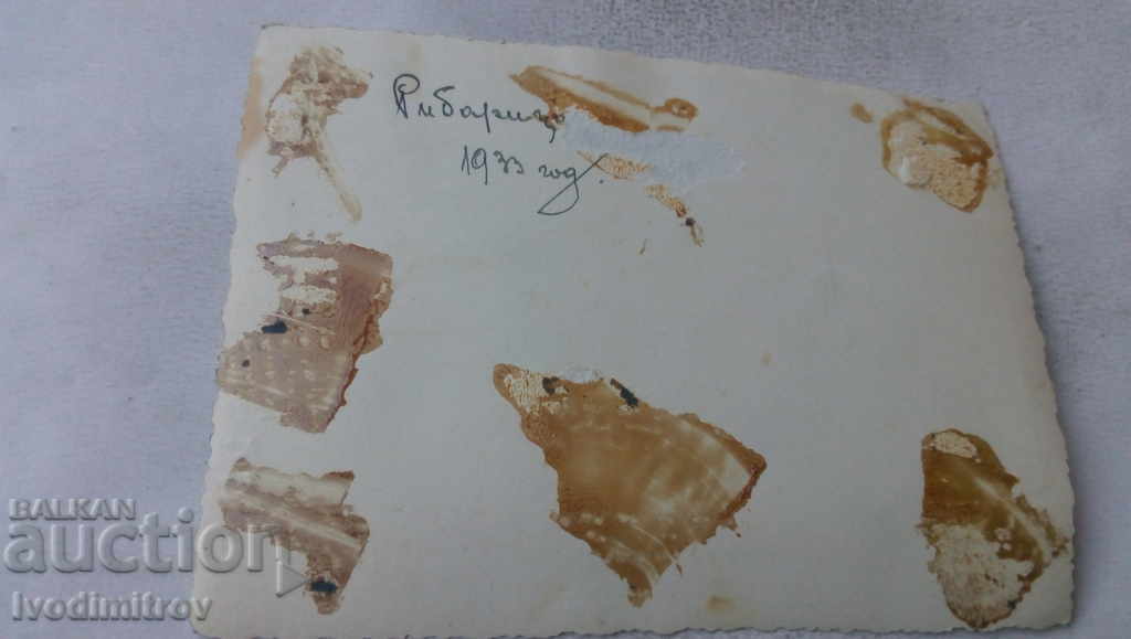 Photo Ribaritsa Three men on the stairs in front of the house 1933 with price 2.65 BGN | € 1.35 Photo Ribaritsa Three men on the stairs in front of the house 1933 with price 2.65 BGN | € 1.35