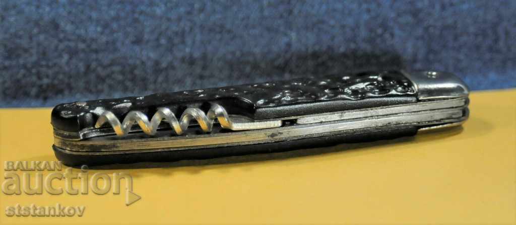 Delivery of Handmade in Germany Black handle Folding Knife c.1957's Delivery of Handmade in Germany Black handle Folding Knife c.1957's