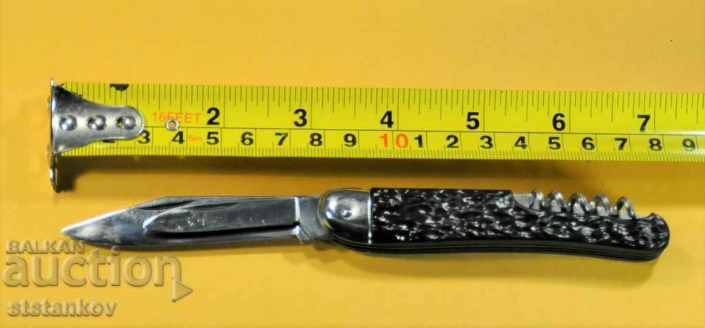 Handmade in Germany Black handle Folding Knife c.1957's - 5 Handmade in Germany Black handle Folding Knife c.1957's - 5