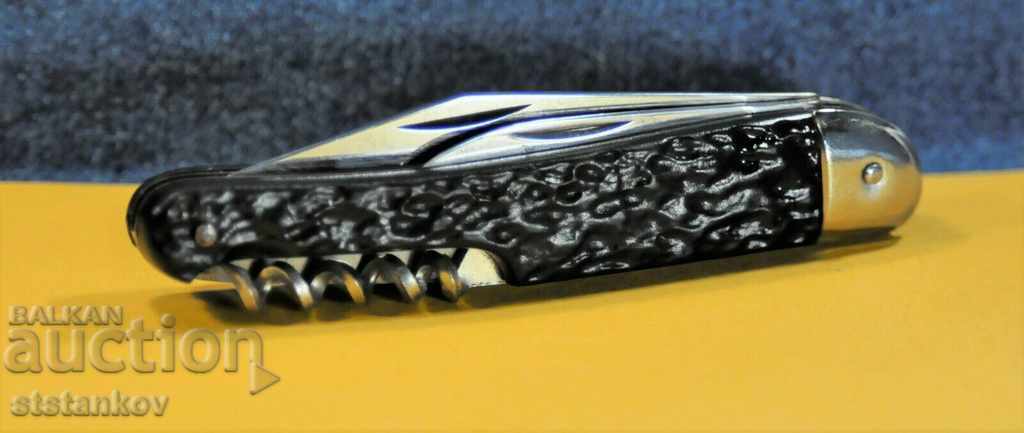 Handmade in Germany Black handle Folding Knife c.1957's