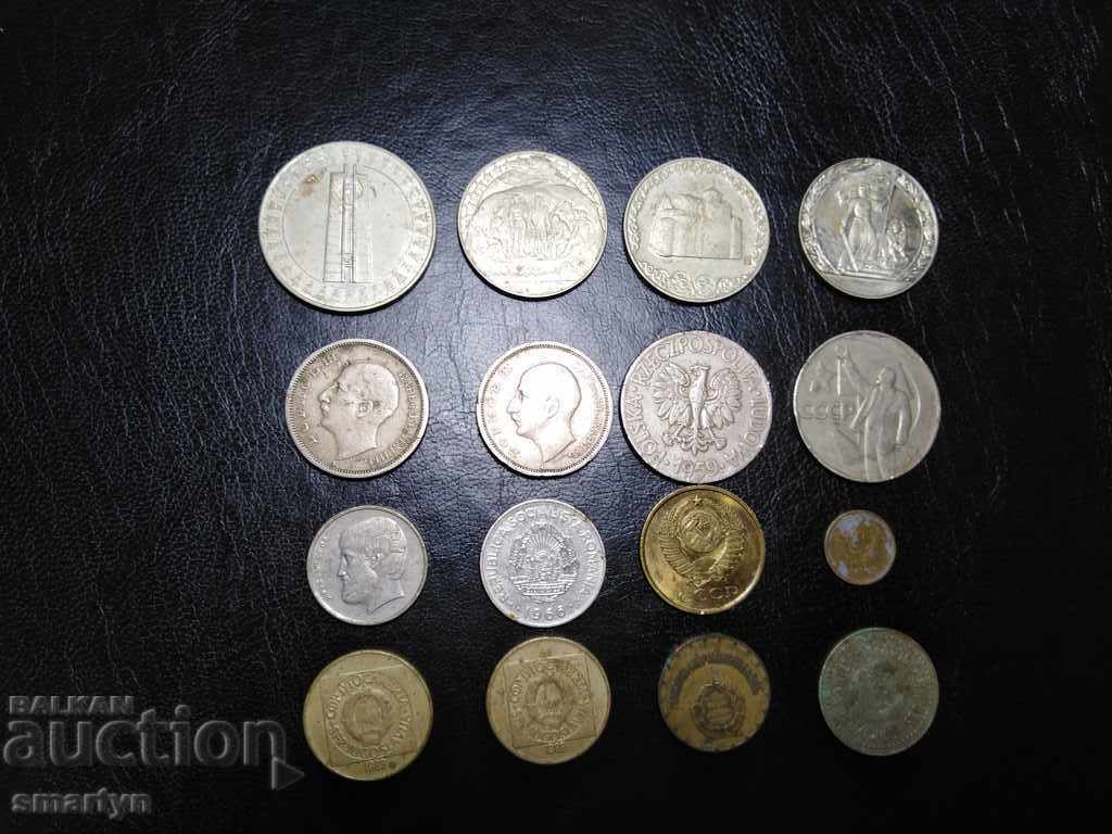Delivery of 16 coins, Bulgarian, kopecks and others Delivery of 16 coins, Bulgarian, kopecks and others