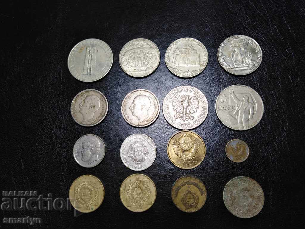 16 coins, Bulgarian, kopecks and others - 5 16 coins, Bulgarian, kopecks and others - 5