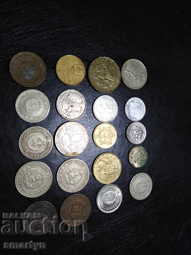 Delivery of 20 coins, Bulgarian, Russian and others Delivery of 20 coins, Bulgarian, Russian and others