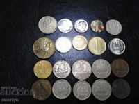 20 coins, Bulgarian, Russian and others