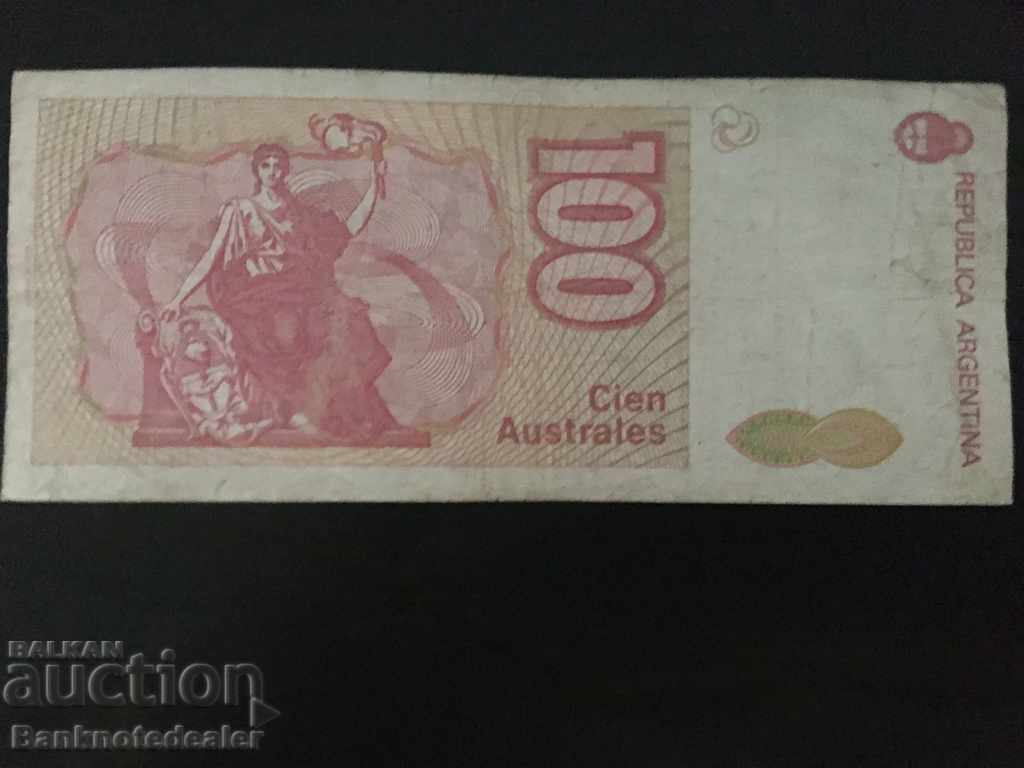Argentina 100 Australs 1986-89 Pick 327 Ref 2138 with price 2.00 BGN | € 1.02 Argentina 100 Australs 1986-89 Pick 327 Ref 2138 with price 2.00 BGN | € 1.02