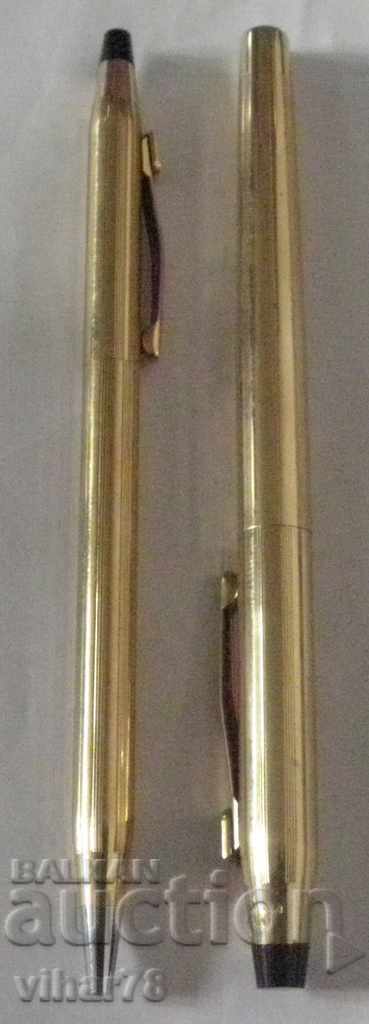 Auction Collector's pens - Box - GOLD PLATED Auction Collector's pens - Box - GOLD PLATED