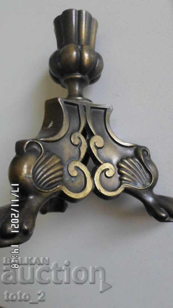 BRONZE CANDLESTICK - SALE!!! with price 27.50 BGN | € 14.06 BRONZE CANDLESTICK - SALE!!! with price 27.50 BGN | € 14.06