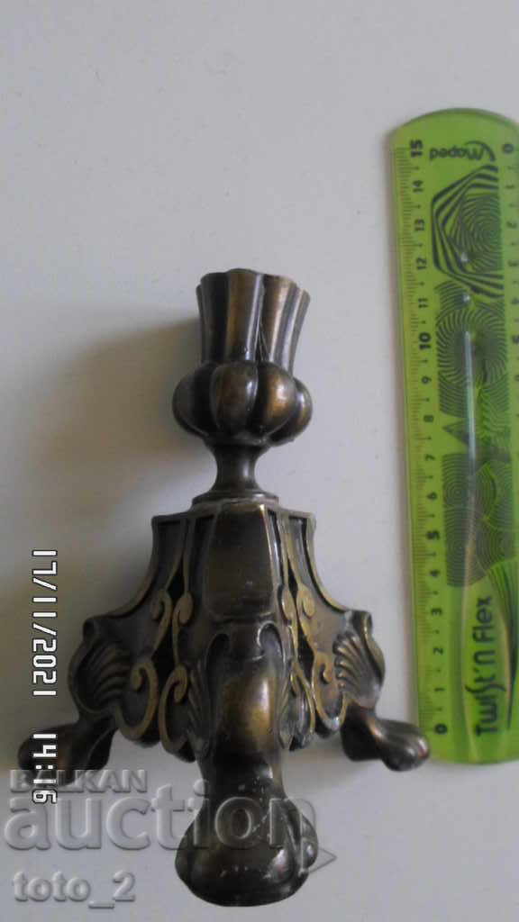 BRONZE CANDLESTICK - SALE!!! - 5 BRONZE CANDLESTICK - SALE!!! - 5