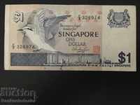 Singapore 1 Dollar 1976 Pick 9 Ref 6974