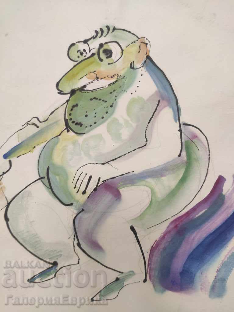 Auction Master drawing unsigned Auction Master drawing unsigned