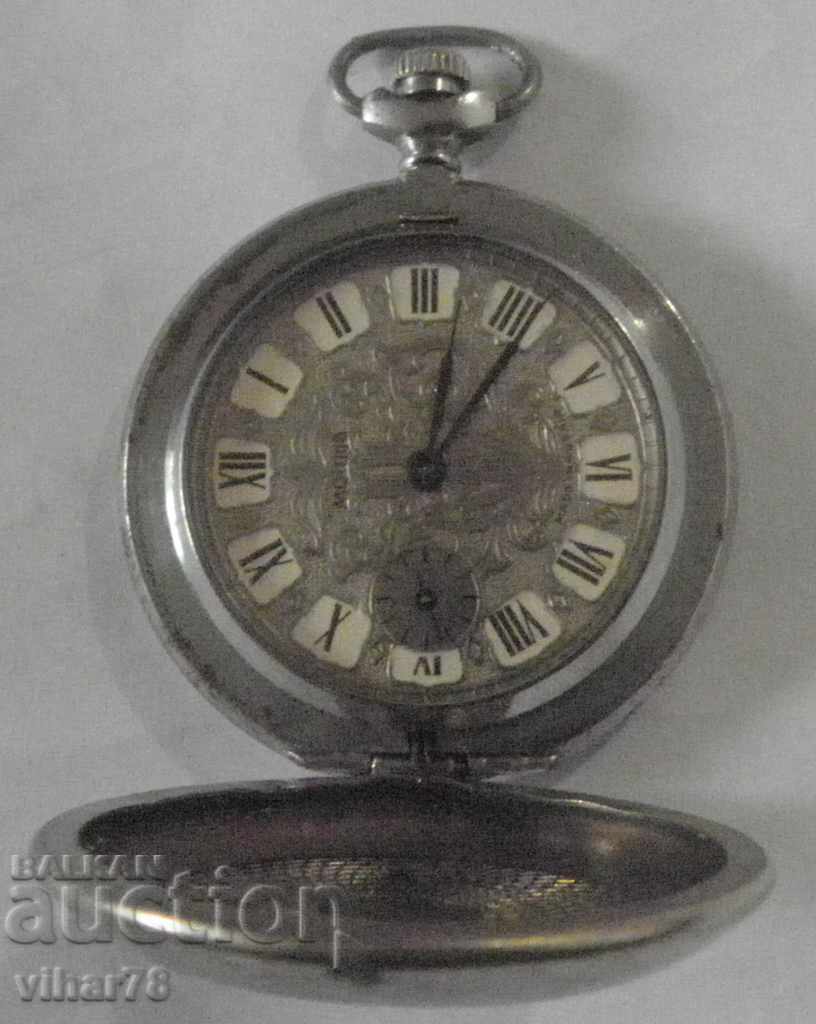 Auction Rare model zipper pocket watch 18 stones Auction Rare model zipper pocket watch 18 stones