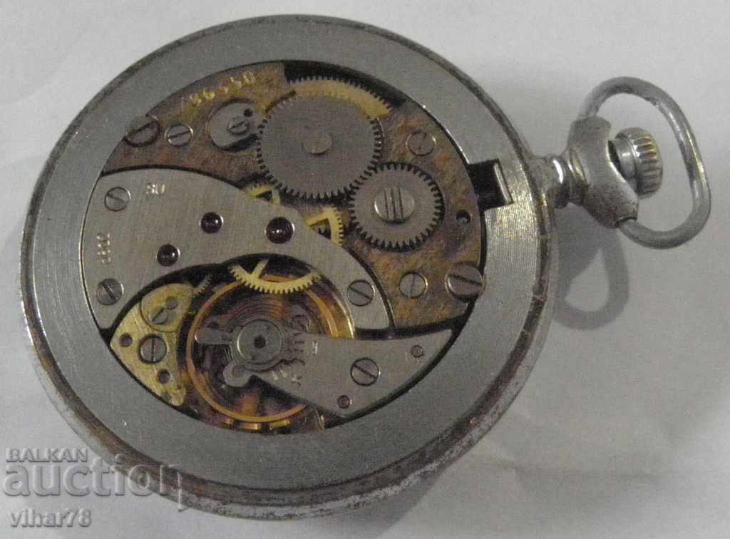 Rare model zipper pocket watch 18 stones - 5 Rare model zipper pocket watch 18 stones - 5