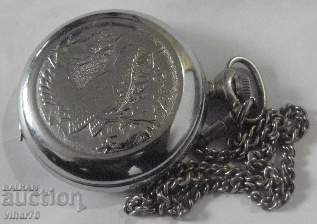Auction  Rare model zipper pocket watch 18 stones