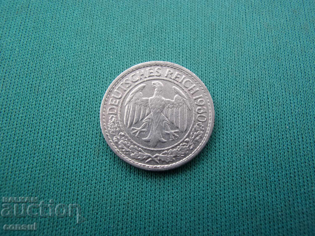 Germania Weimar 50 Pfennig 1930 A Rare cu preț € 5.11 | 9.99 BGN