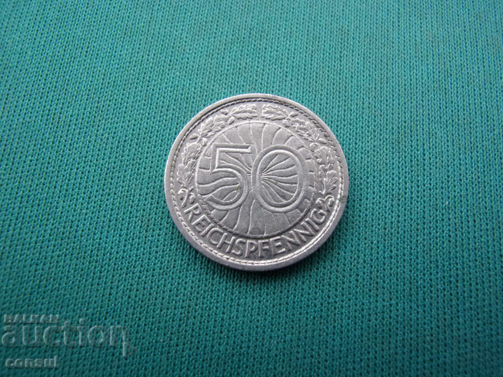 Γερμανία Weimar 50 Pfennig 1930 A Rare