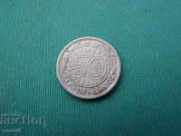 Germany Weimar 50 Pfennig 1930 D Rare