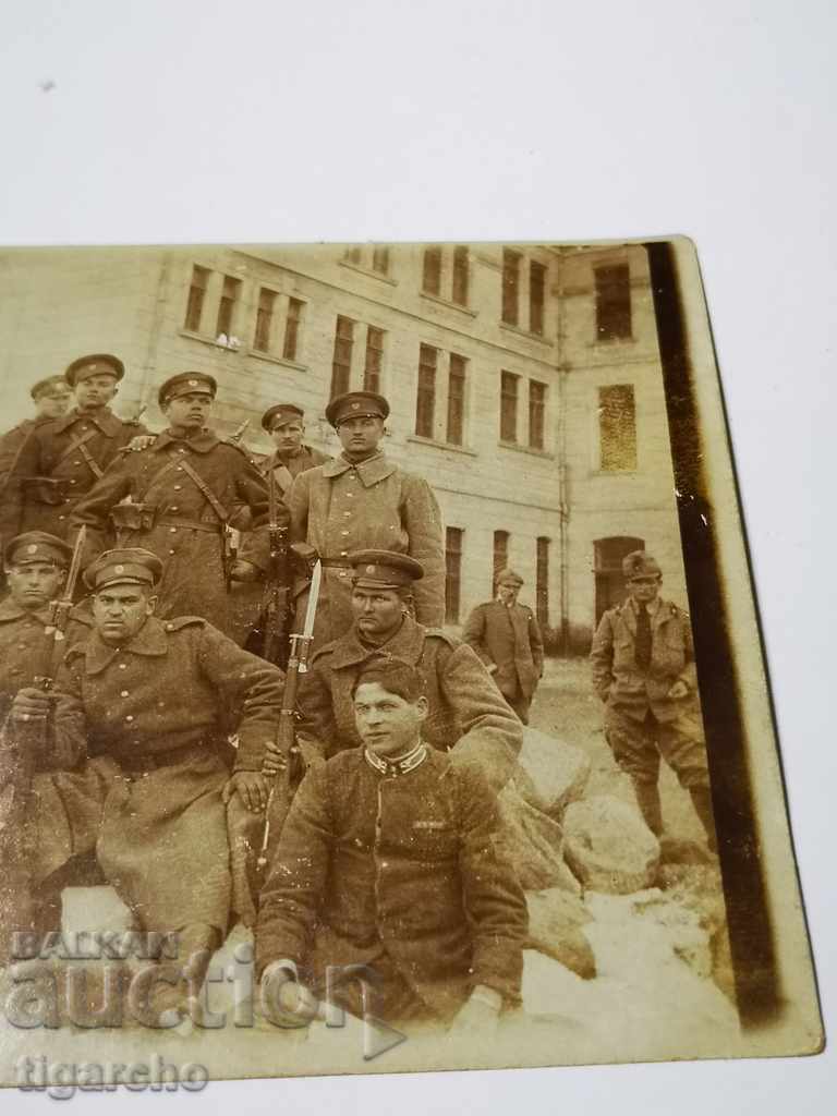 Auction Old photo with soldiers Auction Old photo with soldiers