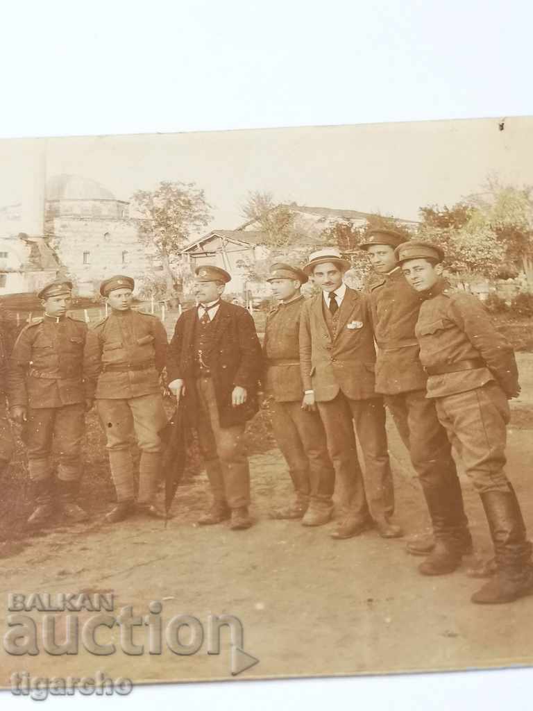 Auction Old photo with soldiers Auction Old photo with soldiers
