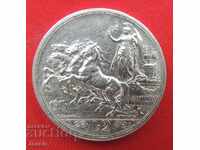 2 λιρέτες 1915 Ιταλία SUPER QUALITY - QUADRIGA BRIOSA - ΣΥΓΚΡΙΣΗ