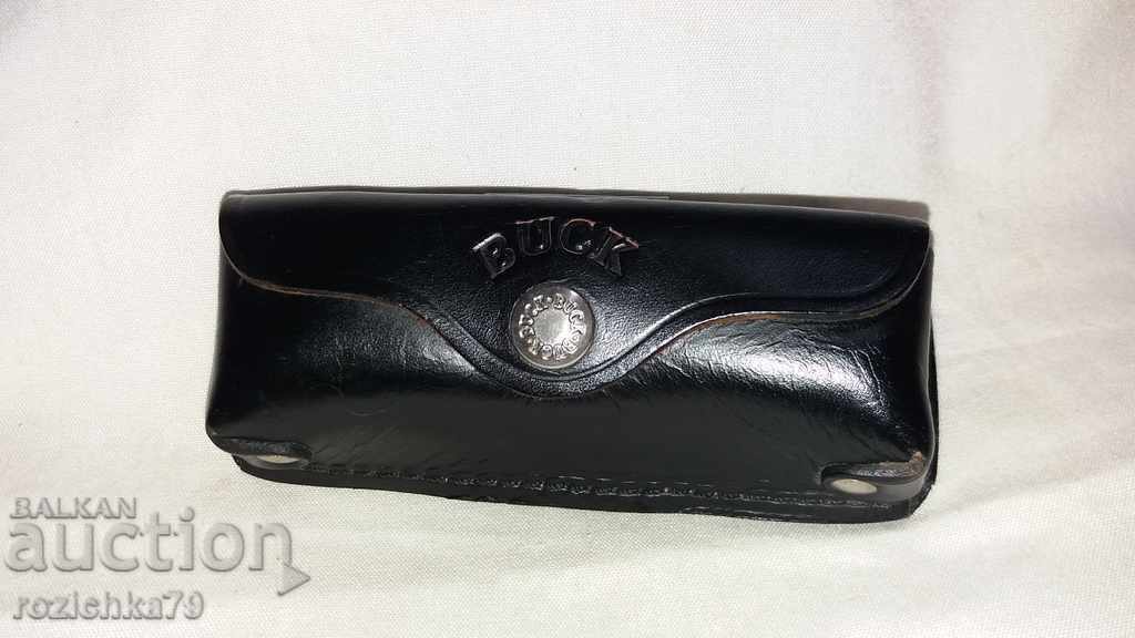 Auction Leather Kania Pocket Knife Sheath--Buck Auction Leather Kania Pocket Knife Sheath--Buck