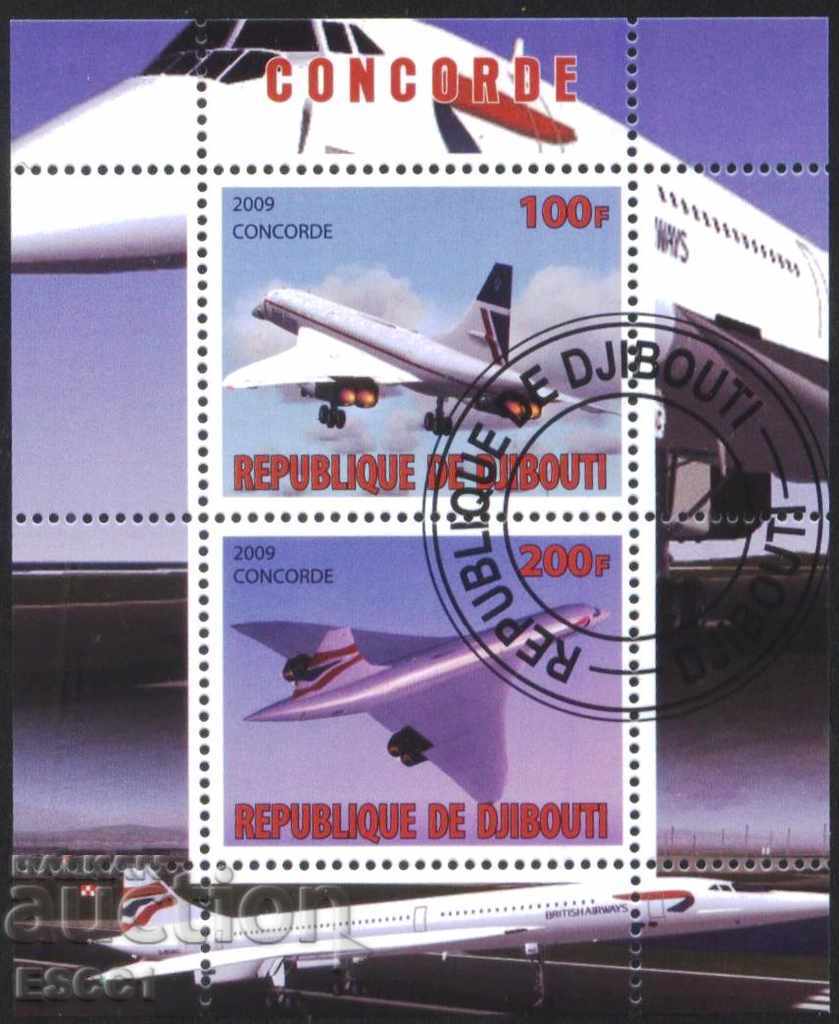 Επώνυμα μπλοκ Aviation Aircraft Concord 2009 από το Τζιμπουτί