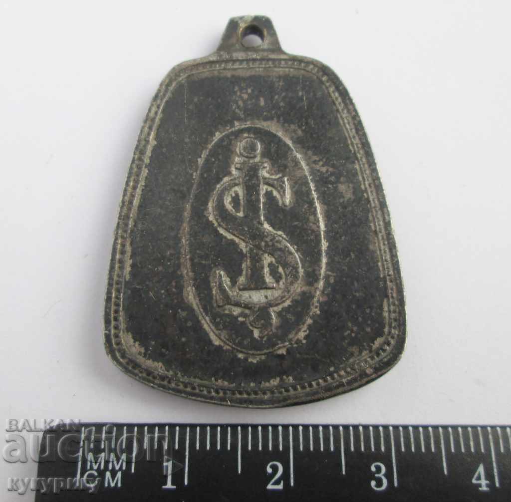 Auction  Old medal sign medal of the Bank of Turkey