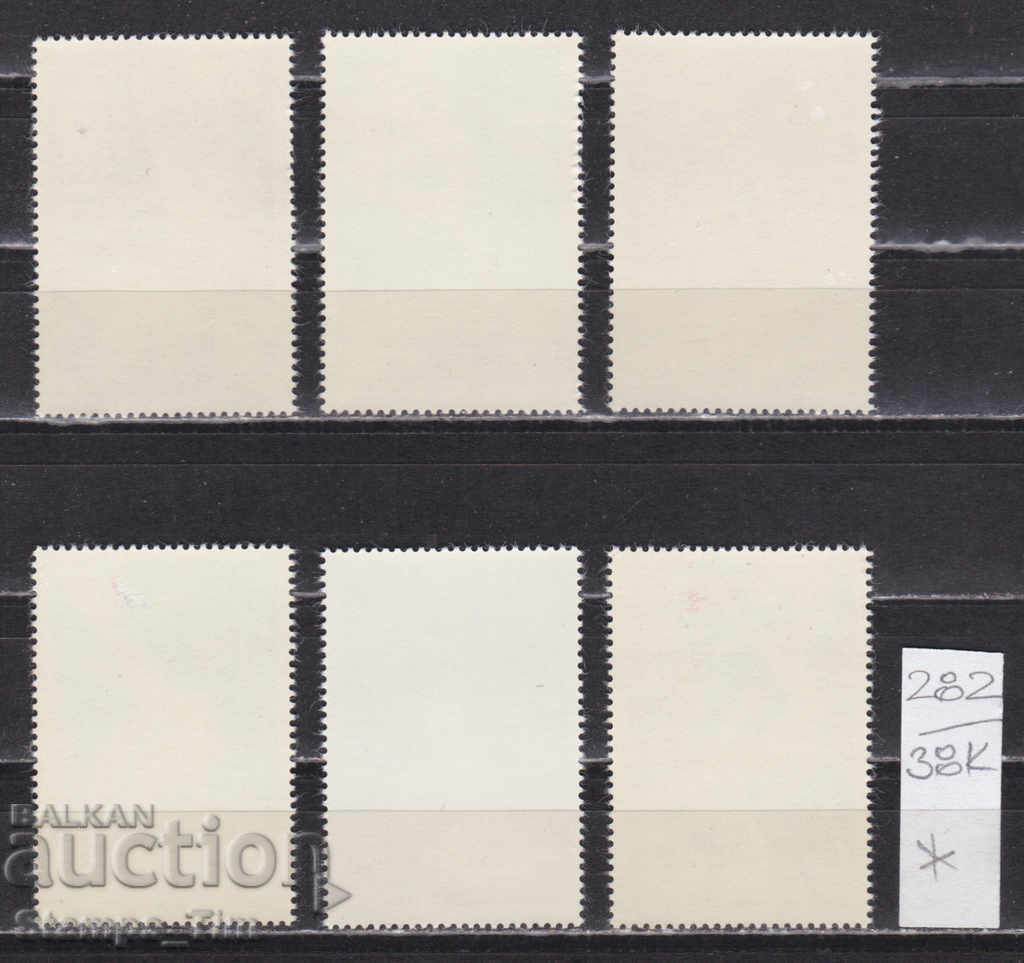 38K282 / Romania 1977 Sport Gymnastics men women * with price 0.80 BGN | € 0.41