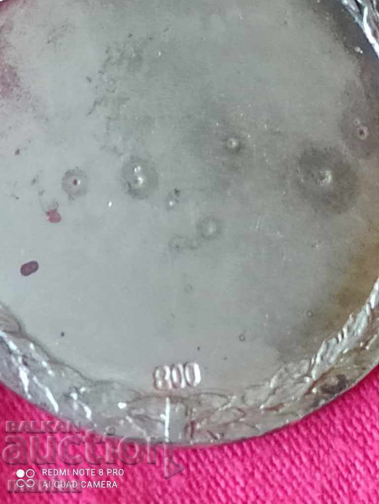 Σημαδεμένο ασημένιο μενταγιόν, βαθμός 800 - 5