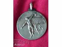 Marked silver medallion sample 800