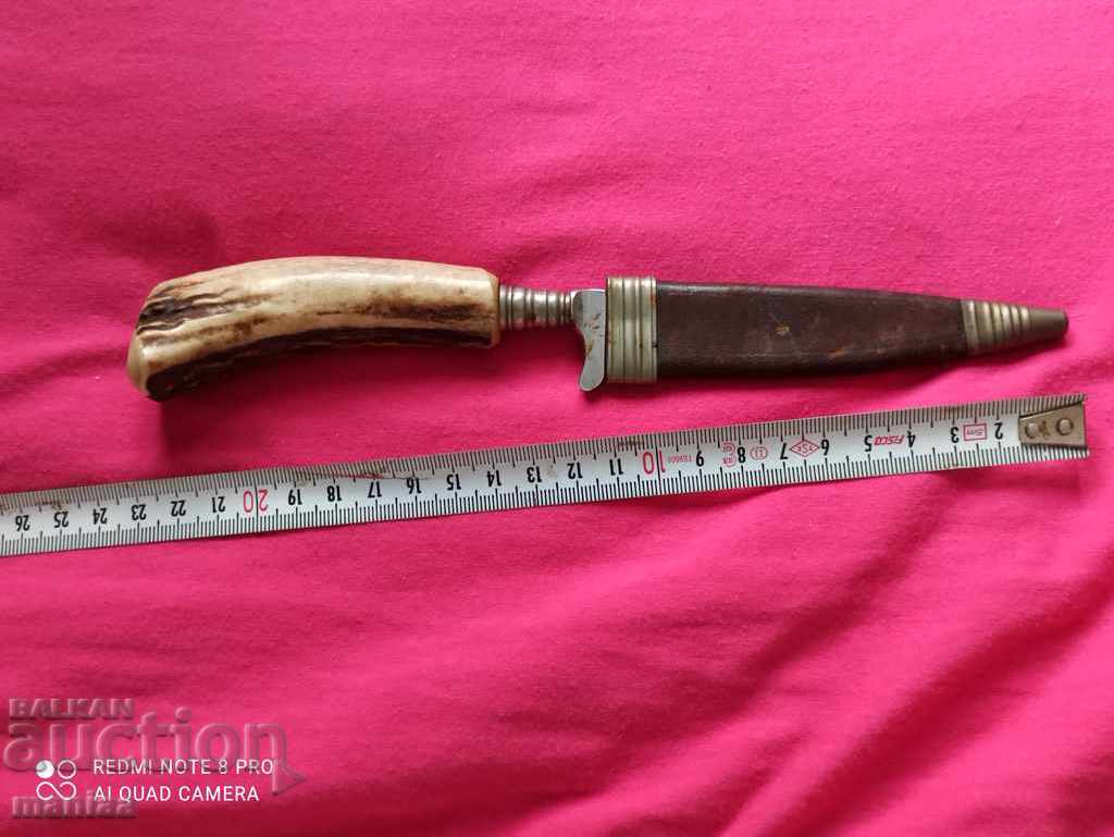 Старинен ловджийски нож Solingen