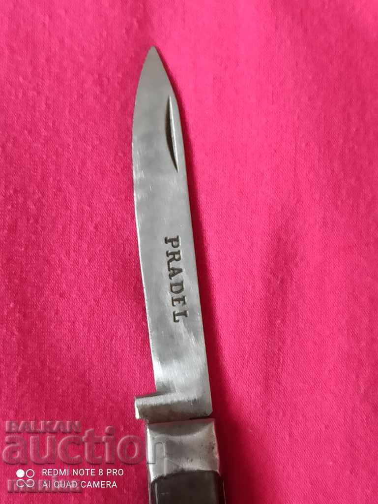Сгъваем антикварен  джобен нож Pradel