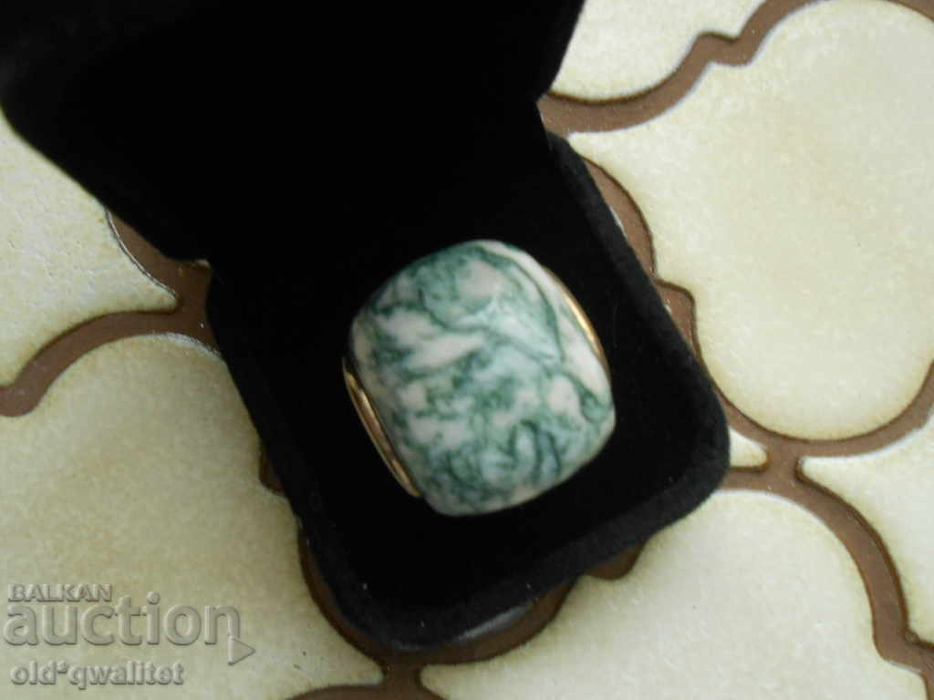 GORGEOUS SILVER RING with moss agate, FANTASTIC GORGEOUS SILVER RING with moss agate, FANTASTIC