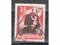 1964. Iugoslavia. 100 de ani de la pompieri.