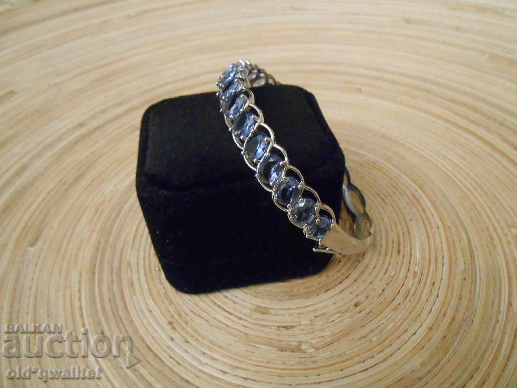 Attractive SILVER BRACELET with Tanzanites with price 297.00 BGN | € 151.85 Attractive SILVER BRACELET with Tanzanites with price 297.00 BGN | € 151.85