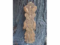 OLD BULGARIAN WOOD CARVING