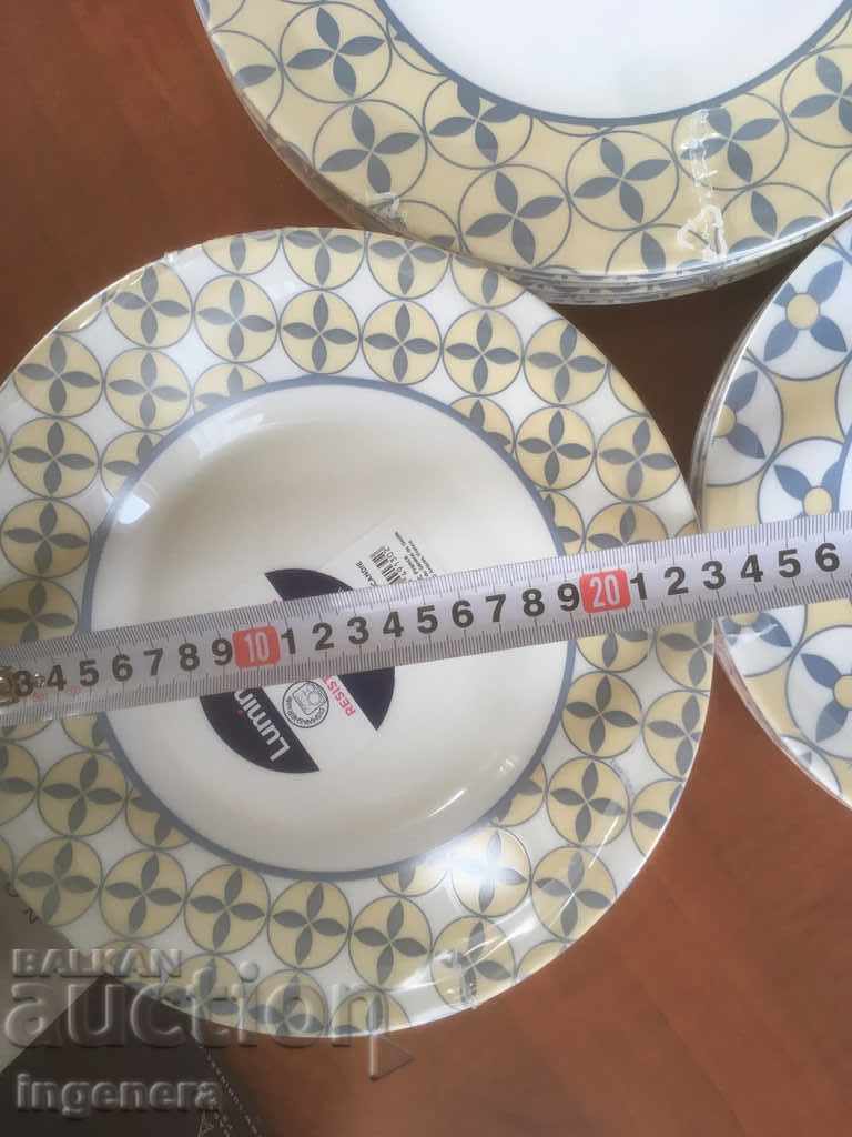 Auction DISHING SERVICE PLATE 18 PCS NEW Auction DISHING SERVICE PLATE 18 PCS NEW