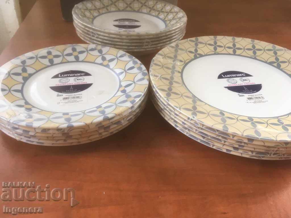 DISHING SERVICE PLATE 18 PCS NEW - 5 DISHING SERVICE PLATE 18 PCS NEW - 5